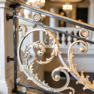 Modern Brass Railing Design For Stylish Spaces Stairs Ke Niche Ka Design
