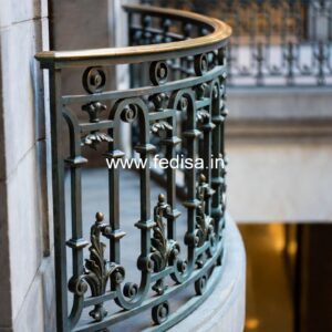 Modern Brass Stair Railing Design For Interiors 2 Storey House Design With Stairs Outside