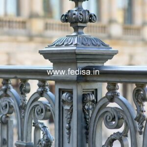 Elegant Brass Railing Design For High-end Homes Stairs Iron Grill Design