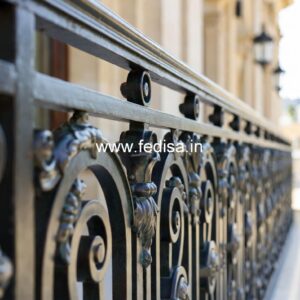 Antique Brass Staircase Railing With Elegant Style Interior Stairs Design For Small Spaces