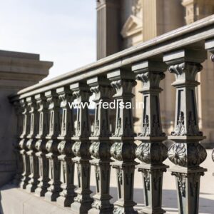 Elegant Brass Stair Railing With Classic Finish Design For Stairs At Home