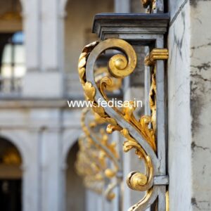 Classic Brass Balcony Railing Design Collection 3 Fold Stair Design