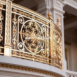 Antique Brass Railing Design For Royal Interiors Staircase Design For Commercial Buildings