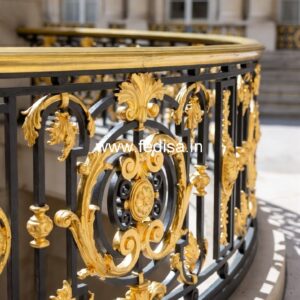 Modern Brass Staircase Railing Design Ideas Outside Staircase Railing Design