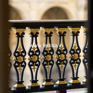 Stylish Brass Railing Design For Interior Decor Stairs Inside House Design