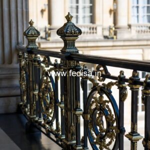 Classic Brass Staircase Design For Luxury Homes Design Of Stairs Outside The House