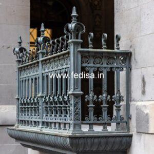 Elegant Brass Balcony Railing Design For Villas Changing Staircase Layout