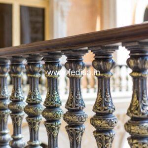 Stylish Brass Handrail Design For Staircase Iron Modern Stair Railing Design