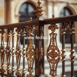 Antique Brass Railing For Classic Homes Modern Steel Staircase