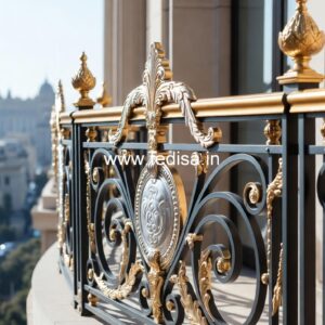 Premium Brass Handrail Design For Staircases Stainless Steel Stairs Grill Design