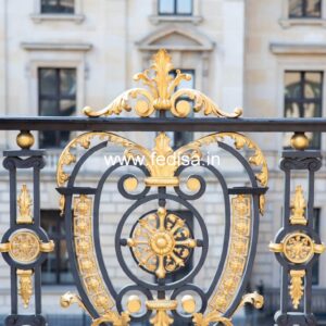 Brass Staircase Railing Design With Modern Appeal Upstairs Steps Design