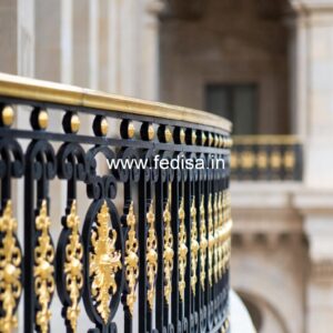 Designer Brass Stair Railing For Luxury Decor White Stairs Design