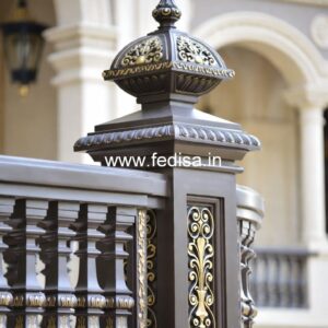 Brass Railing Design For Elegant Staircase Decor Fire Staircase Design