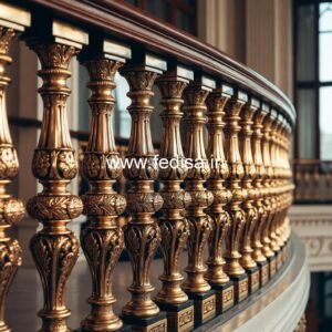 Elegant Brass Railing Design For Interior Projects Staircase Beam Design