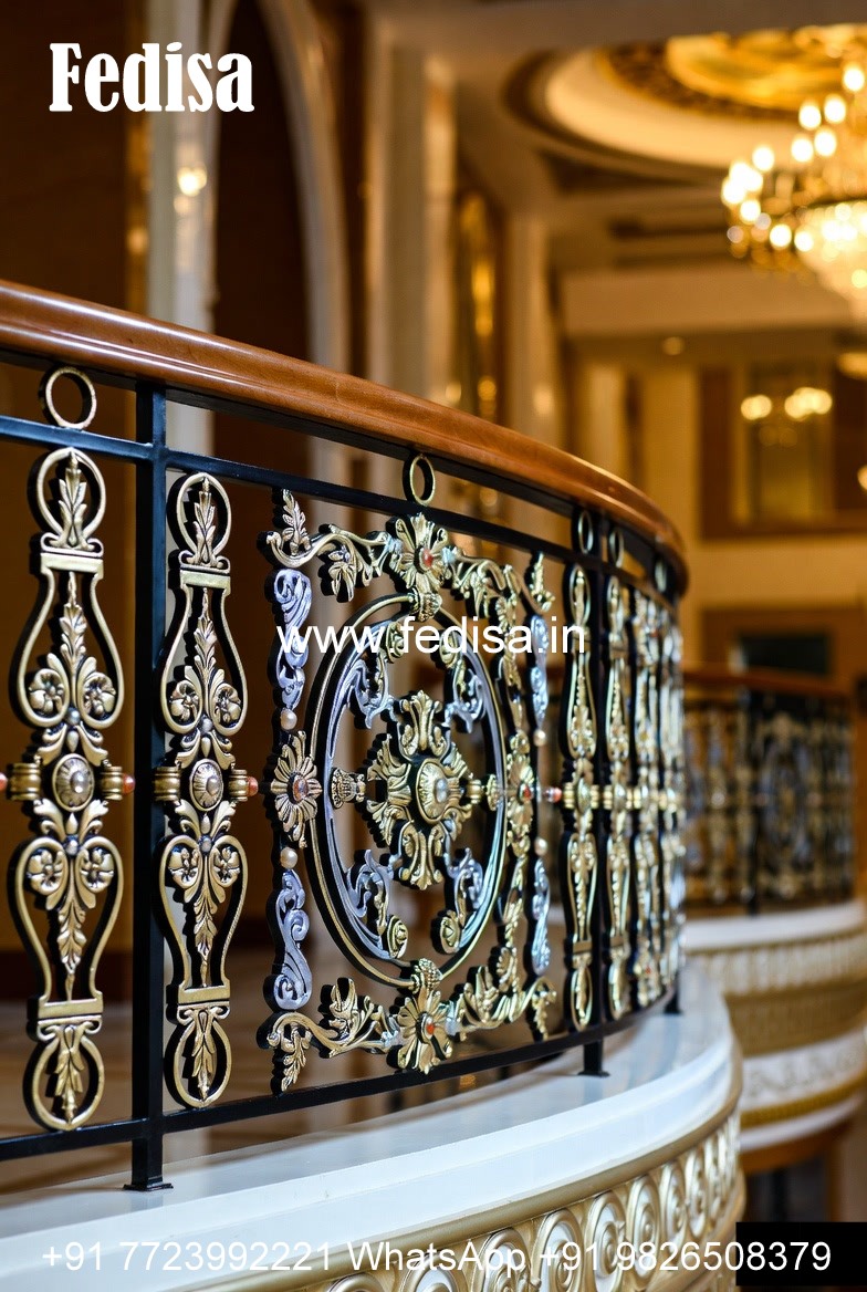 Brass Balcony Railing Design With Luxury Touch Staircase Design Glass And Wood