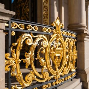 Stylish Brass Staircase Railing With Elegant Look Staircase Design Iron