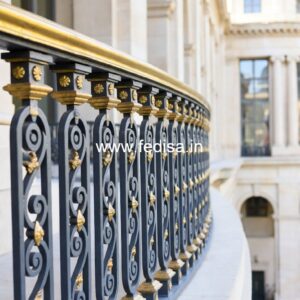Brass Railing Design For Modern Home Interiors Modern U Shaped Staircase