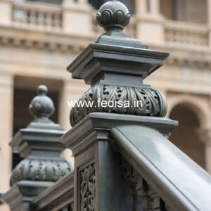 Designer Brass Stair Railing For Luxury Interiors Single Stair Design