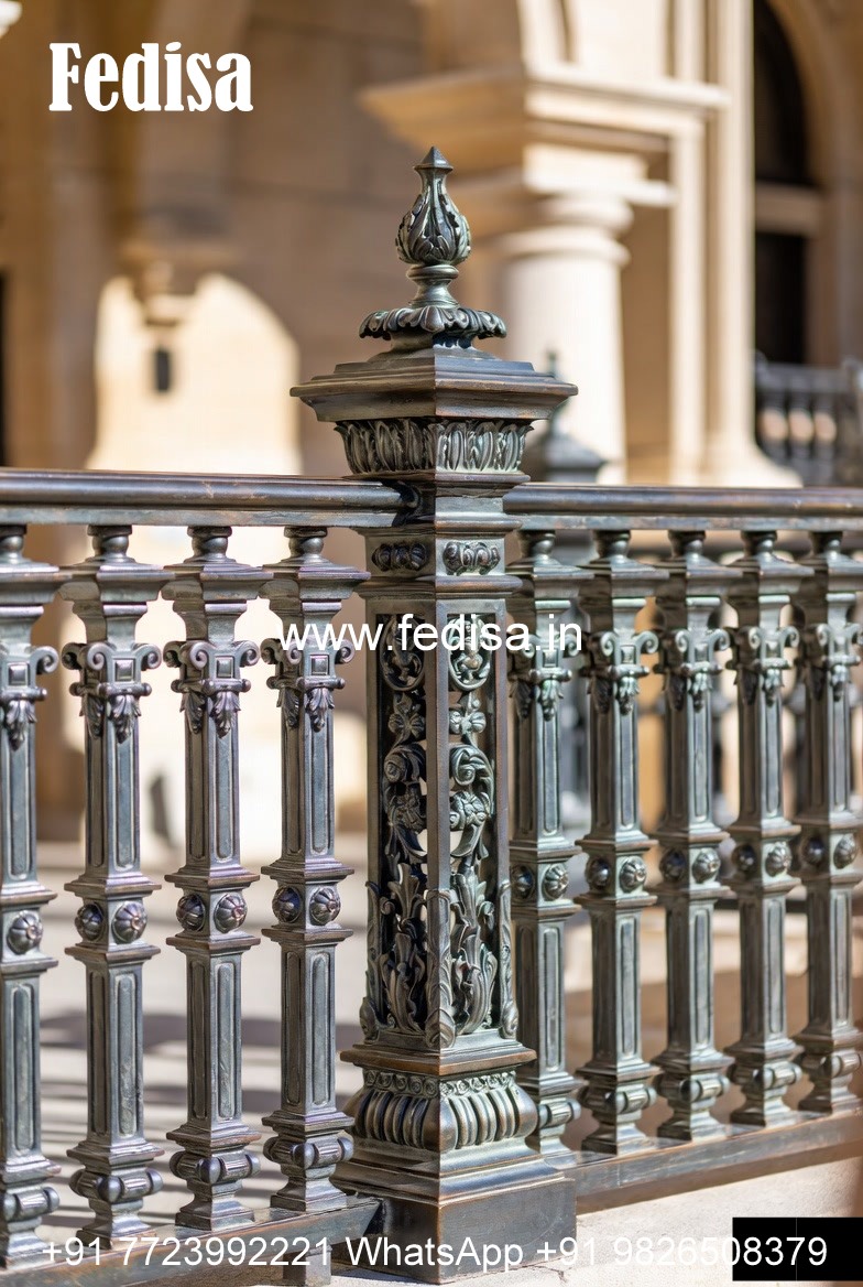 Luxury Brass Balcony Railing For Designer Spaces Furniture Design Under Stairs