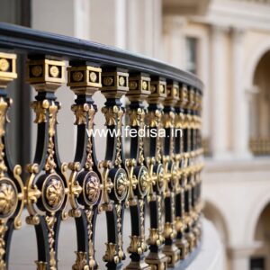 Designer Brass Balcony Railing For Stylish Homes Railing Design For Stairs Steel