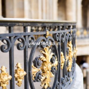 Modern Brass Staircase Railing With Premium Look Staircase Railing Designs In Wood And Glass