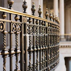 Modern Brass Railing Design For Stylish Spaces Simple Steel Stairs Design