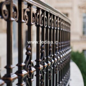 Designer Brass Balcony Railing With Unique Finish Stair Grill Design Iron