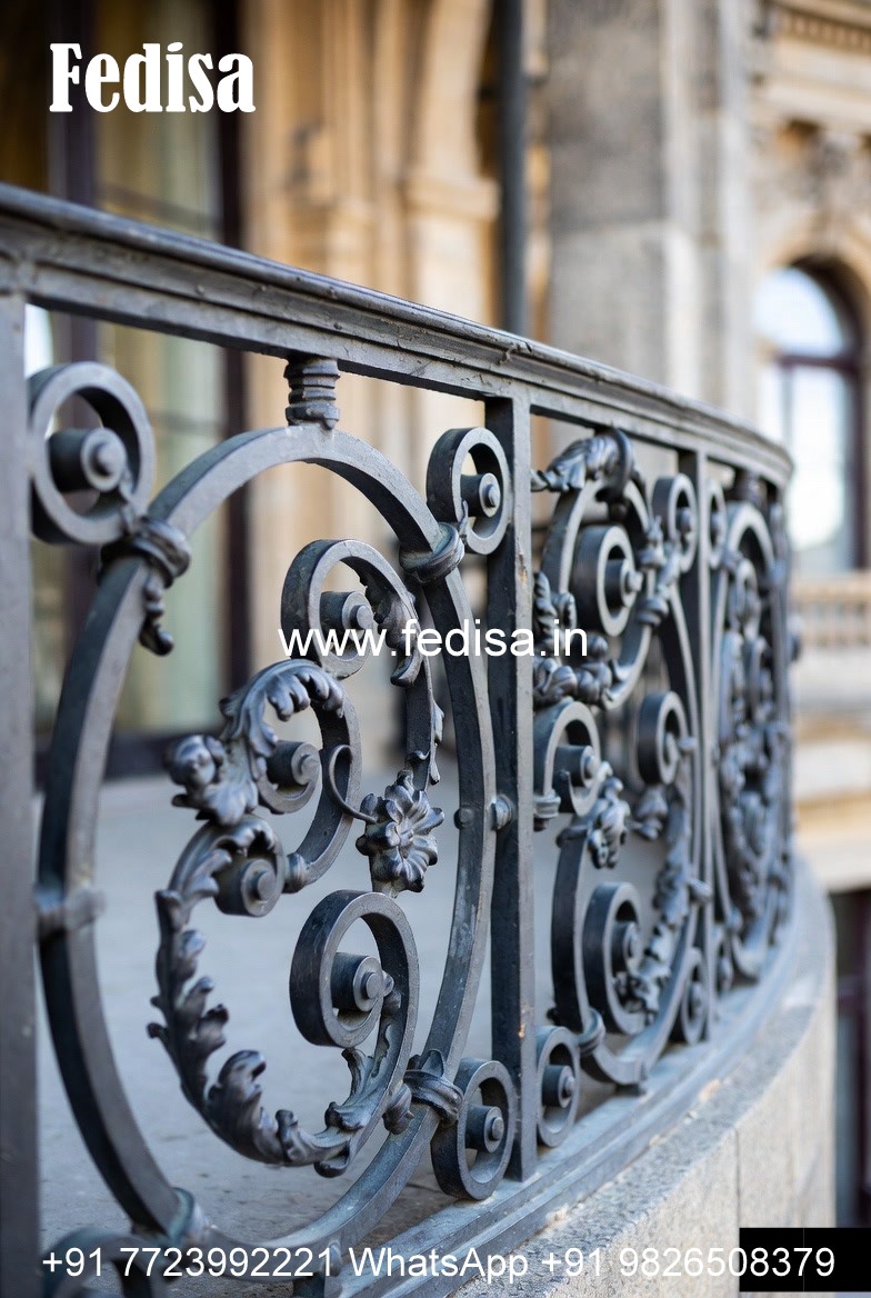 Brass Balcony Railing Design With Luxury Finish Railing Of Stairs Design