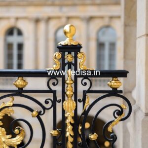 Premium Brass Stair Railing Design For Modern Homes False Ceiling Design For Staircase