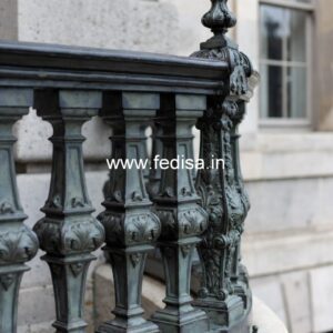 Designer Brass Balcony Railing For Premium Interiors Modern Staircases And Railings