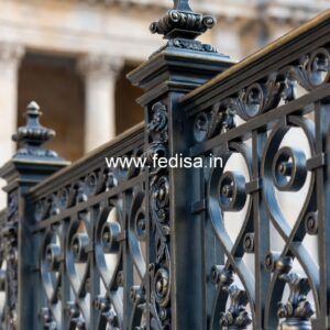 Designer Brass Railing For Premium Interiors Tiles Design Stairs