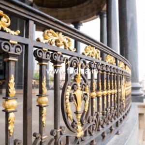 Designer Brass Staircase Railing For Modern Homes Inside House Staircase Design