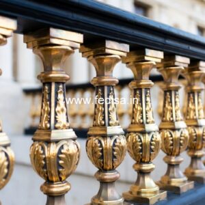 Decorative Brass Railing Design For Villas Creative Staircase