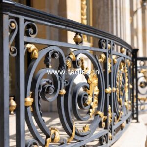 Classic Brass Railing Design For Interior Spaces Restaurant Stairs Design