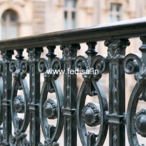 Elegant Brass Railing Design For Modern Villas House Plans With 2 Stairs To Upper