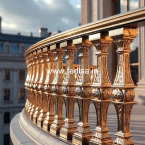 Modern Brass Railing Design For Stylish Interiors Interior Design Ladder