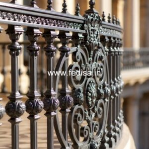 Premium Brass Balcony Railing With Fine Craftsmanship Modern Interior Staircase Design
