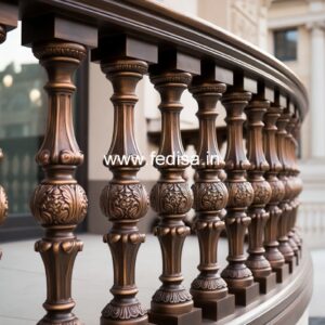 Custom Brass Staircase Railing With Designer Look Stair Construction Design