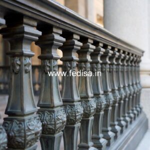 Luxury Brass Railing Design For Modern Villas Half Round Stairs Design