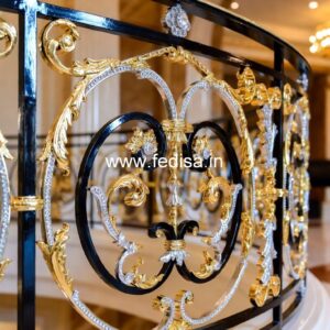 Elegant Brass Handrail For Luxury Staircases Staircase Rebar Design