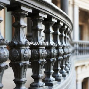 Antique Brass Staircase Railing Design For Villas Stairs Down Cupboard Design