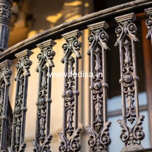 Luxury Brass Handrail Design For Staircase Interiors Outdoor Iron Staircase Design