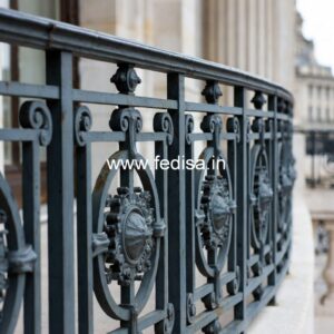 Modern Brass Railing Design For Stylish Spaces L Shaped Steel Staircase Design