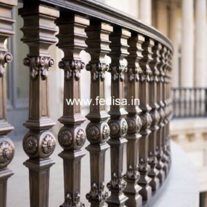 Classic Brass Balcony Railing Design Collection Wall Design Near Stairs