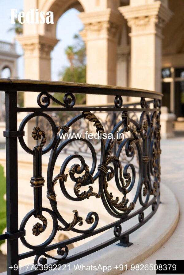 Bar Counter Railing Brass Railing Design With Glass Combination Bar Counter Design Under ...