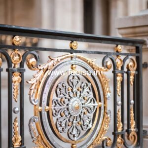 Elegant Brass Staircase Railing With Gold Finish Modern Stair Hand Railing