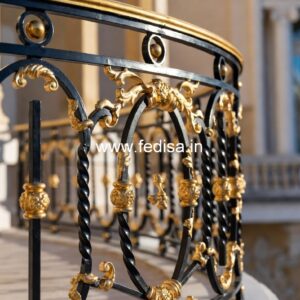 Brass Railing Design With Modern Finish Designer Staircase Railings