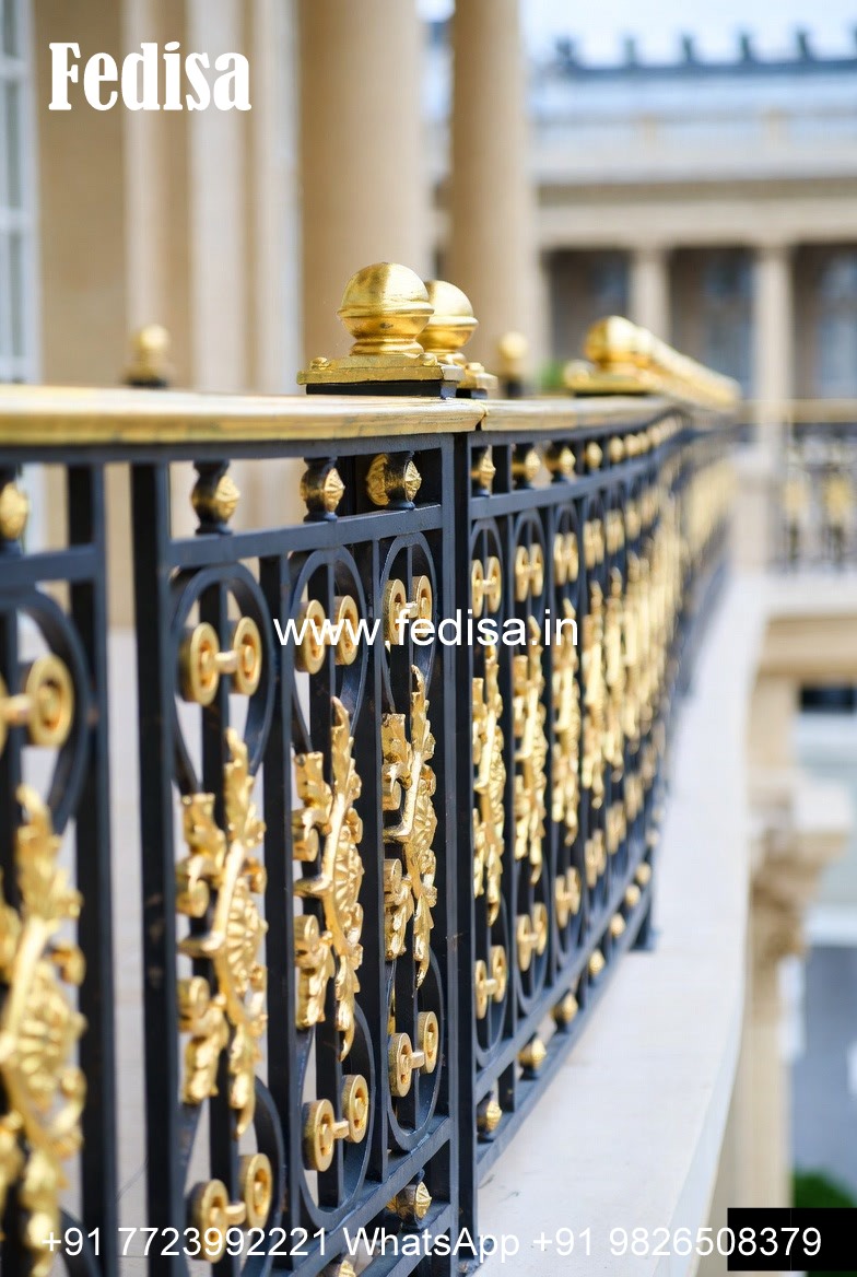 Antique Brass Railing Design For Classic Interiors Latest Handrail Designs