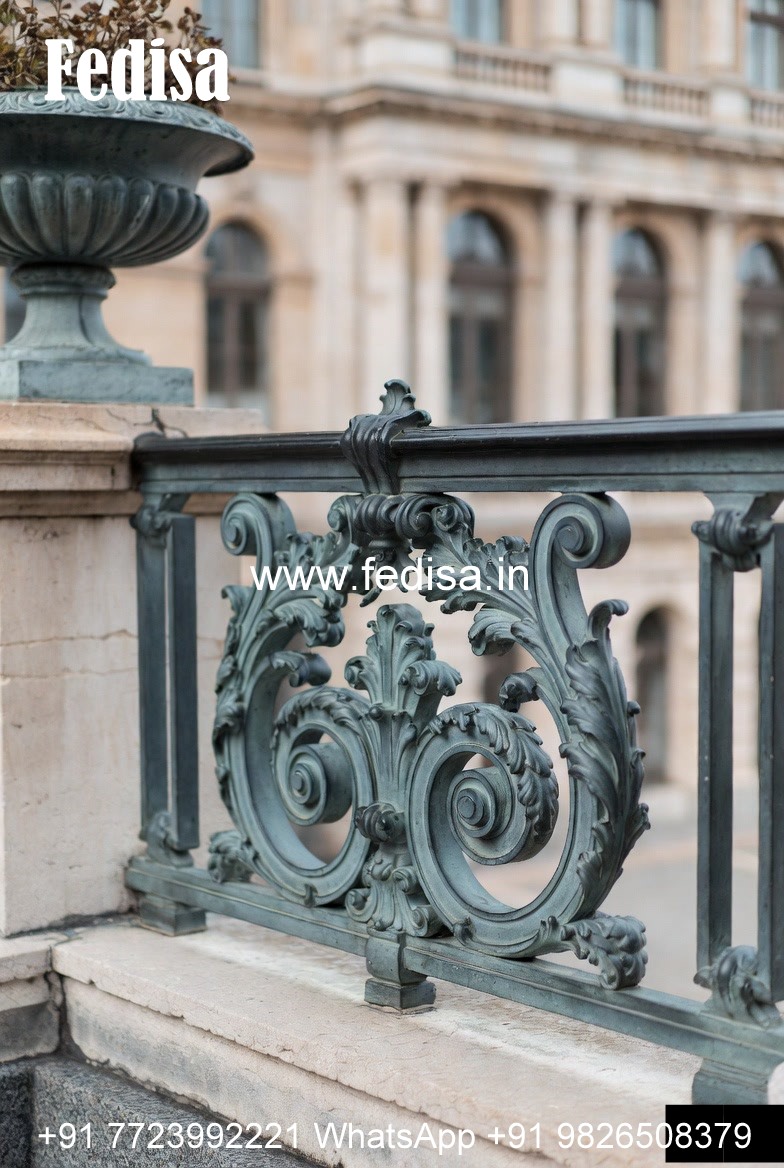 Antique Brass Balcony Railing Design Spiral Stair Plans