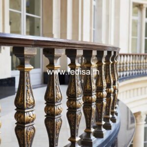 Designer Brass Handrail For Luxury Interiors Front Staircase Design Home